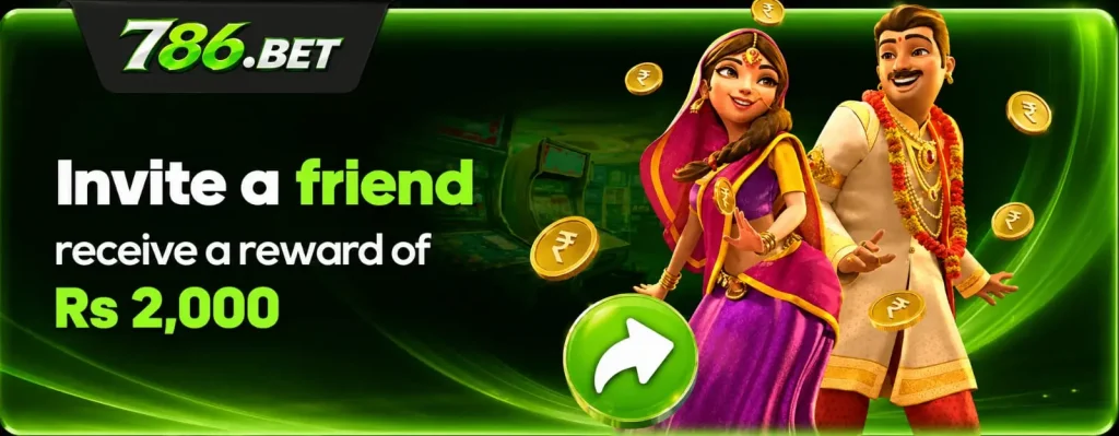 786BET game invite friend recieve rewards